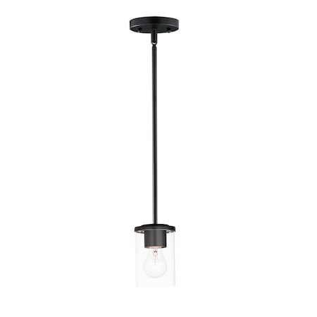 Maxim Lighting Corona 1-Light Mini Pendant 90200CLBK